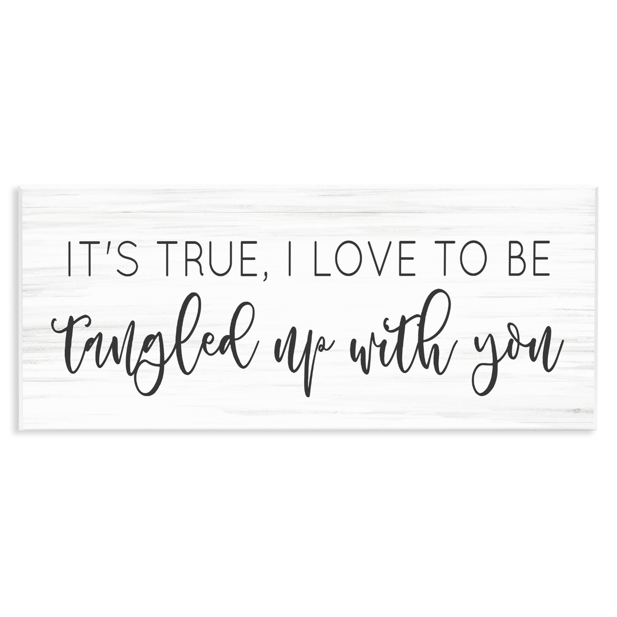 Stupell Industries Tangled Up With You Wall Plaque Art, design by Lux + Me Designs