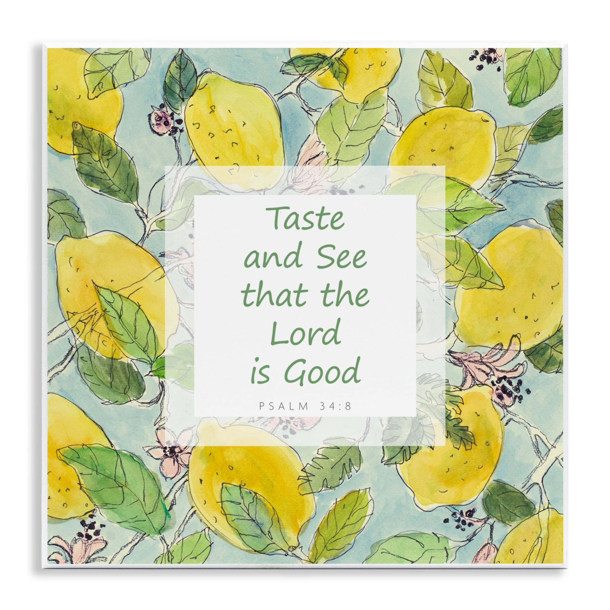 Stupell Industries Taste & See Lord Is Good Wall Plaque Art, design by Lanie Loreth