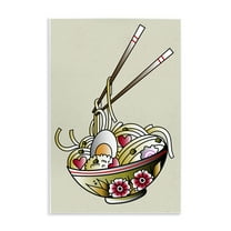Stupell Industries Tattoo Style Ramen Bowl Food & Beverage Painting Unframed Art Print Wall Art, 10 x 15