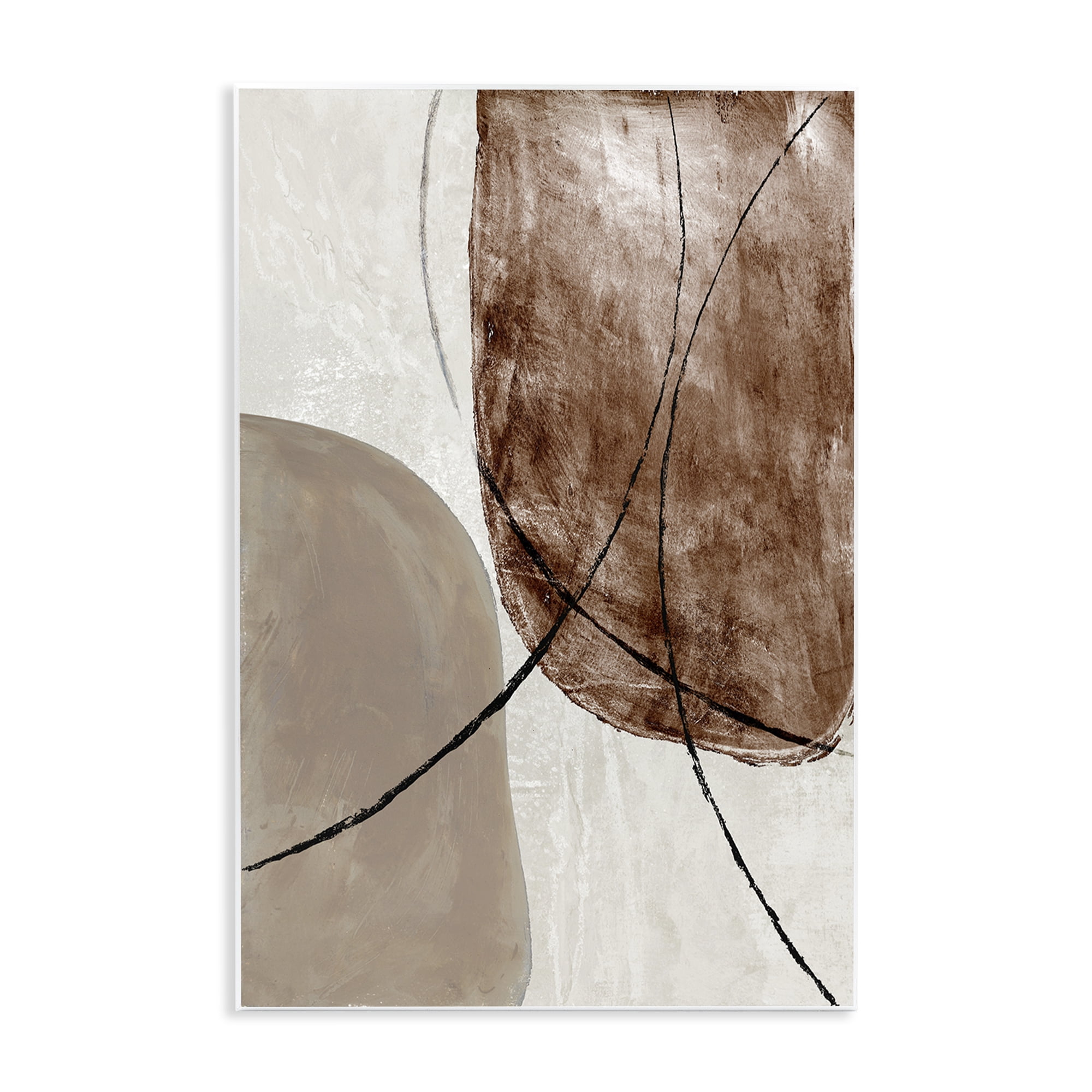 Stupell Industries Taupe & Brown Abstract Wall Plaque Art, design by Merri Pattinian