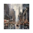 thumbnail image 1 of Stupell Industries Taxis in Urban City Transportation Painting Gallery Wrapped Canvas Art Print Wall Art, 24 x 24, 1 of 8