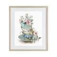 thumbnail image 1 of Stupell Industries French Country Tea Cup Chinoiserie Blossoms Birch Framed Print Under Glass, 17 x 21, by Kim Allen, 1 of 8