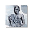 thumbnail image 1 of Stupell Industries Teaching Buddha Pose Wisdom Motivational Abstract Blue Pattern, 30 x 30,Design by Annie Warren, 1 of 5