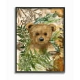 thumbnail image 1 of Stupell Industries Teddy Bear Cub Nursery Forest Animal Illustration Framed Wall Art Design by Sherri Buck Baldwin, 11" x 14", Black Framed, 1 of 1