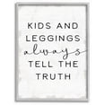 thumbnail image 1 of Stupell Industries Tell The Truth Funny Family Word Design Framed Wall Art by Daphne Polselli, 1 of 3