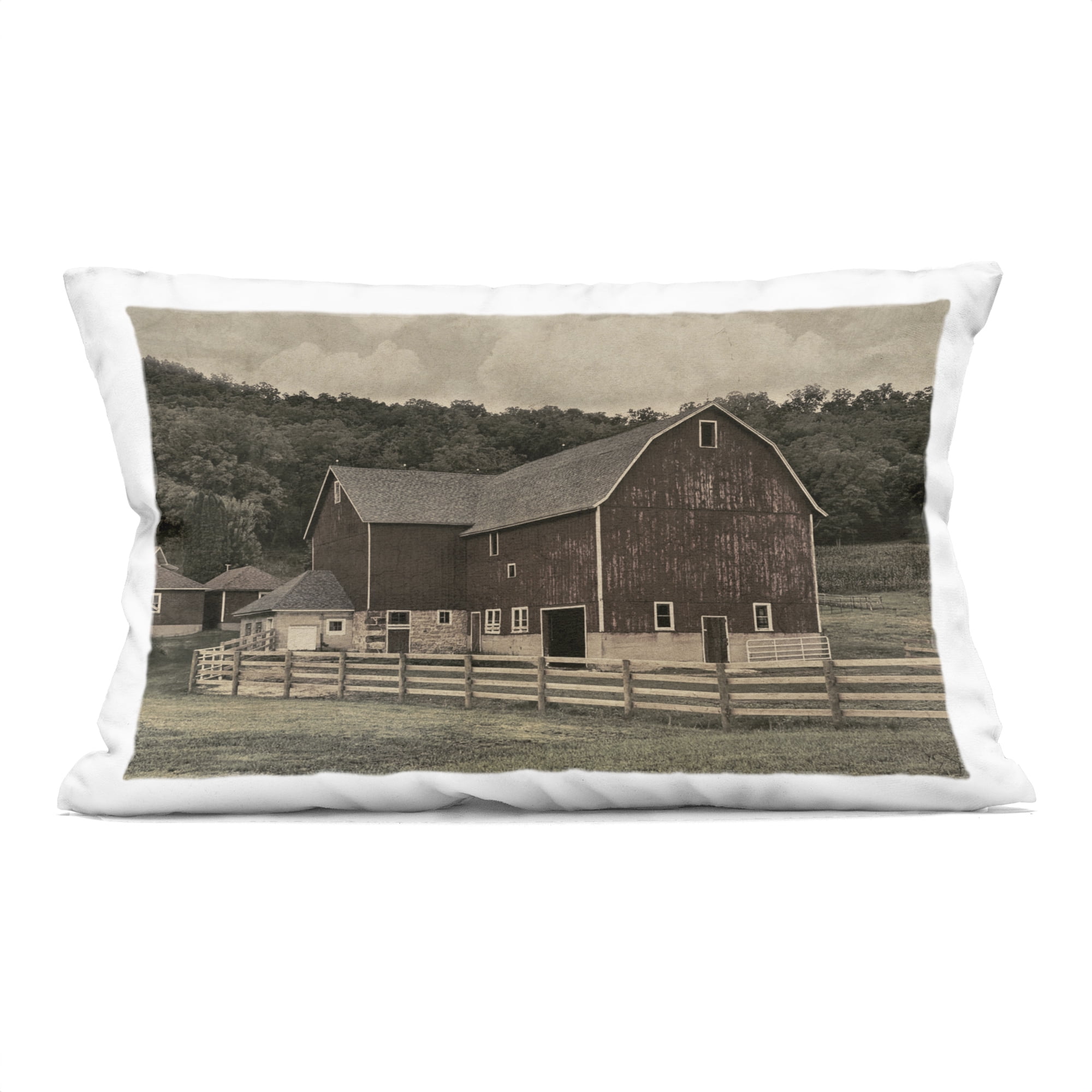 Stupell Industries Tender Living Space Barn Decorative Printed Throw Pillow, design by Marcus Prime