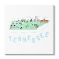 thumbnail image 1 of Stupell Industries Tennessee Visual State Map Travel & Places Painting Gallery Wrapped Canvas Print Wall Art, 1 of 5