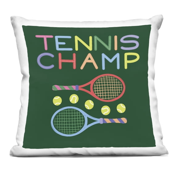 Stupell Industries Tennis Champ Racket & Balls Design by Sazerelli Designs Throw Pillow