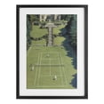 thumbnail image 1 of Stupell Industries Contemporary Tennis Court at Mansion Black Framed Print Under Glass, 17 x 23, by Petals Prints Design, 1 of 8