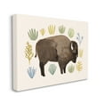thumbnail image 1 of Stupell Industries Terracotta Green Yellow Plants Brown Horned Buffalo, 36 x 48, Designed by Victoria Barnes, 1 of 5