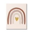 thumbnail image 1 of Stupell Industries Terracotta Rainbow Doodle Heart Shaped Symbol,24 x 30, Design by Caroline Alfreds, 1 of 5
