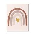 thumbnail image 1 of Stupell Industries Terracotta Rainbow Doodle Heart Shaped Symbol,36 x 48, Design by Caroline Alfreds, 1 of 7