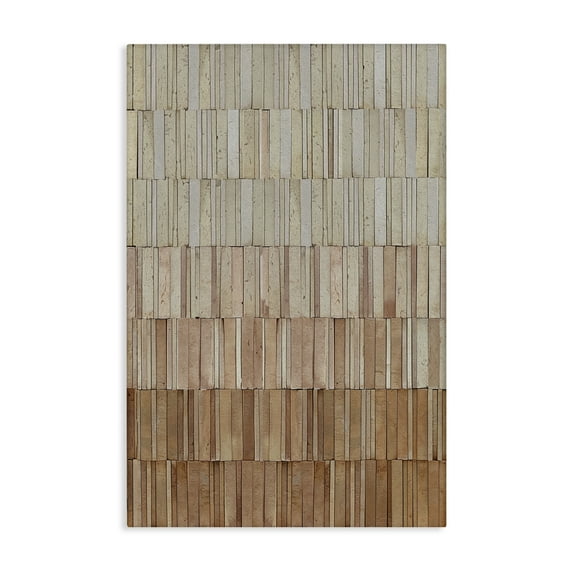 Stupell Industries Terracotta Wall Pattern Canvas Wall Art design by Flora Kouta, 45 x 30