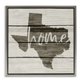 Stupell Industries Texas Rustic Typography Map Town & City Painting
