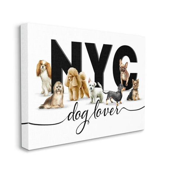 Stupell Industries Texas for Dog Lovers Family Favorite Pets Animals & Insects Painting Gallery Wrapped Canvas Print Wall Art, 16 x 20