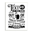 thumbnail image 1 of Stupell Industries Text For Toilet Paper Vintage Text Bathroom Sign Graphic Art Unframed Art Print Wall Art, Design by Lettered and Lined, 1 of 5