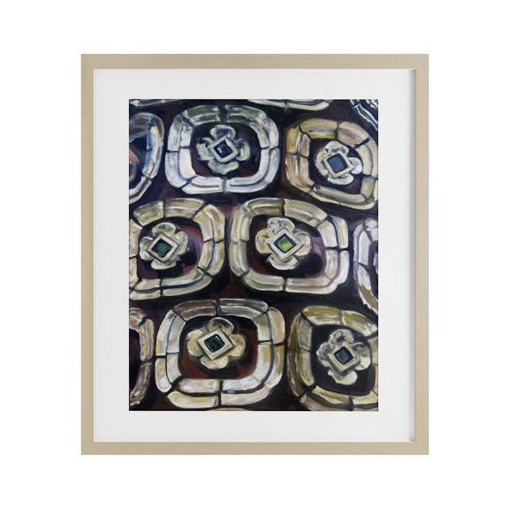 Stupell Industries Thailand Memories Pattern Birch Framed Print Under Glass design by Lori Arbel, 21 x 17