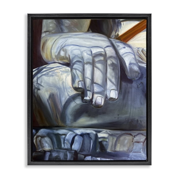Stupell Industries Thailand Memories Sculpture Black Framed Floater Canvas Wall Art design by Lori Arbel, 21 x 17