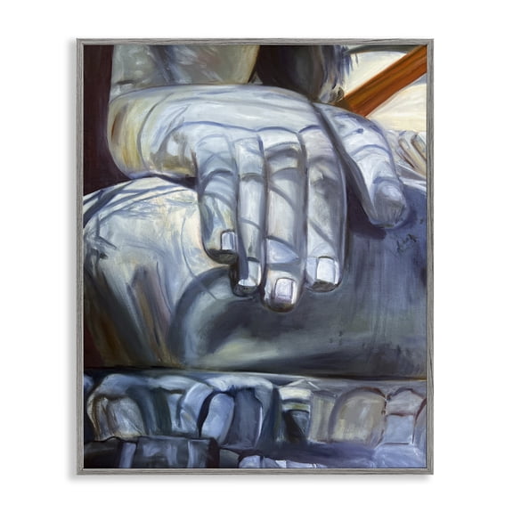 Stupell Industries Thailand Memories Sculpture Gray Framed Giclee Art design by Lori Arbel, 30 x 24