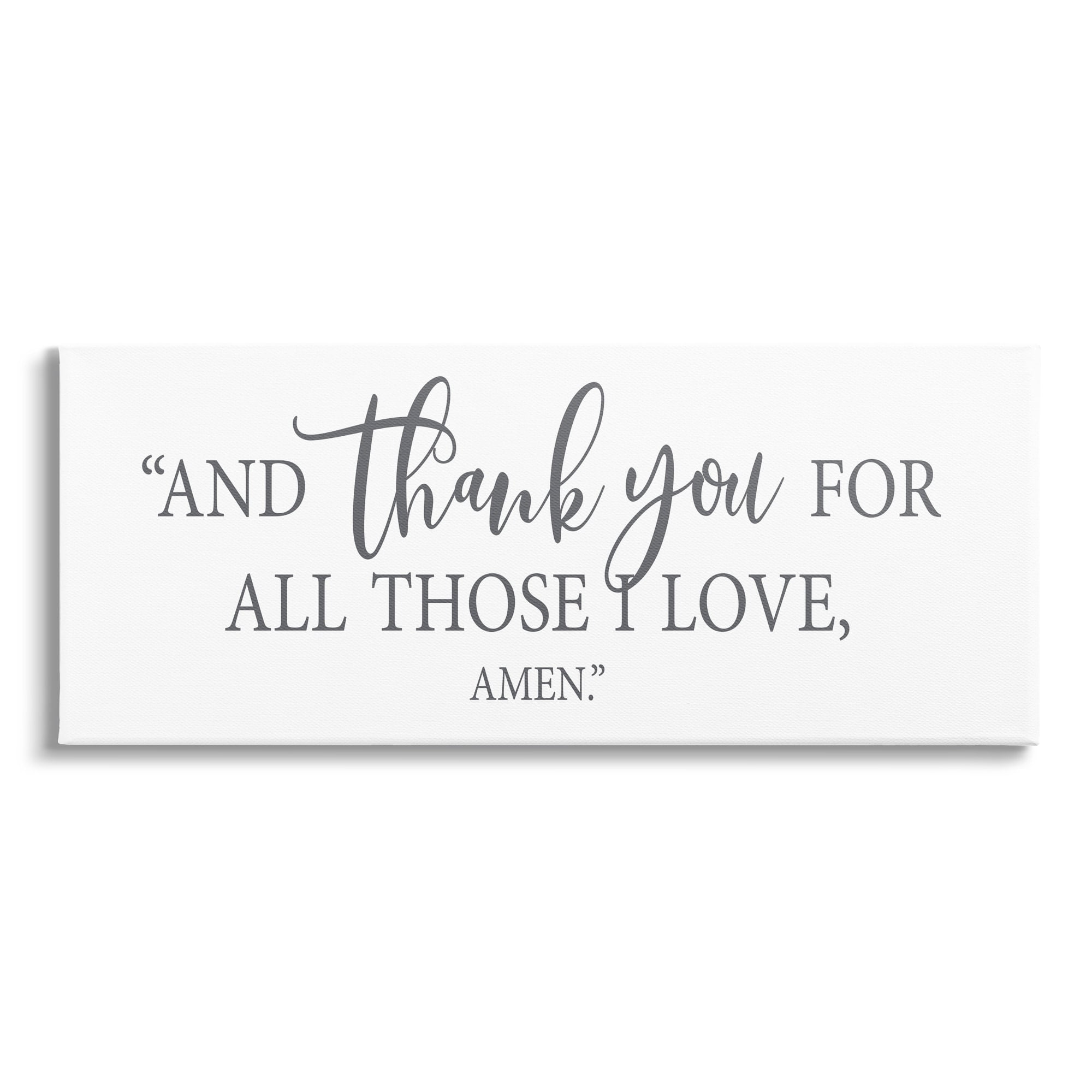 White Canvas Religious Quote Wall Art, 24" x 10"