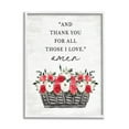 thumbnail image 1 of Stupell Industries Thank You Loving Rose Blooms Botanical & Floral Painting White Framed Art Print Wall Art, 11 x 14, 1 of 9