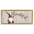 thumbnail image 1 of Stupell Industries Traditional Thankful Harvest Forest Gnome Gold Floating Frame Canvas Art, 31 x 14, by Kim Allen, 1 of 7