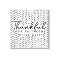 thumbnail image 1 of Stupell Industries Thankful Home We've Built Phrase Graphic Art Gallery Wrapped Canvas Print Wall Art, Design by Janice Gaynor, 1 of 7