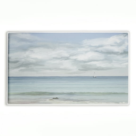 Stupell Industries That Day In Paradise Printed Plush Bath Mat and Bath Rug, design by Ramona Murdock, 18"x30"