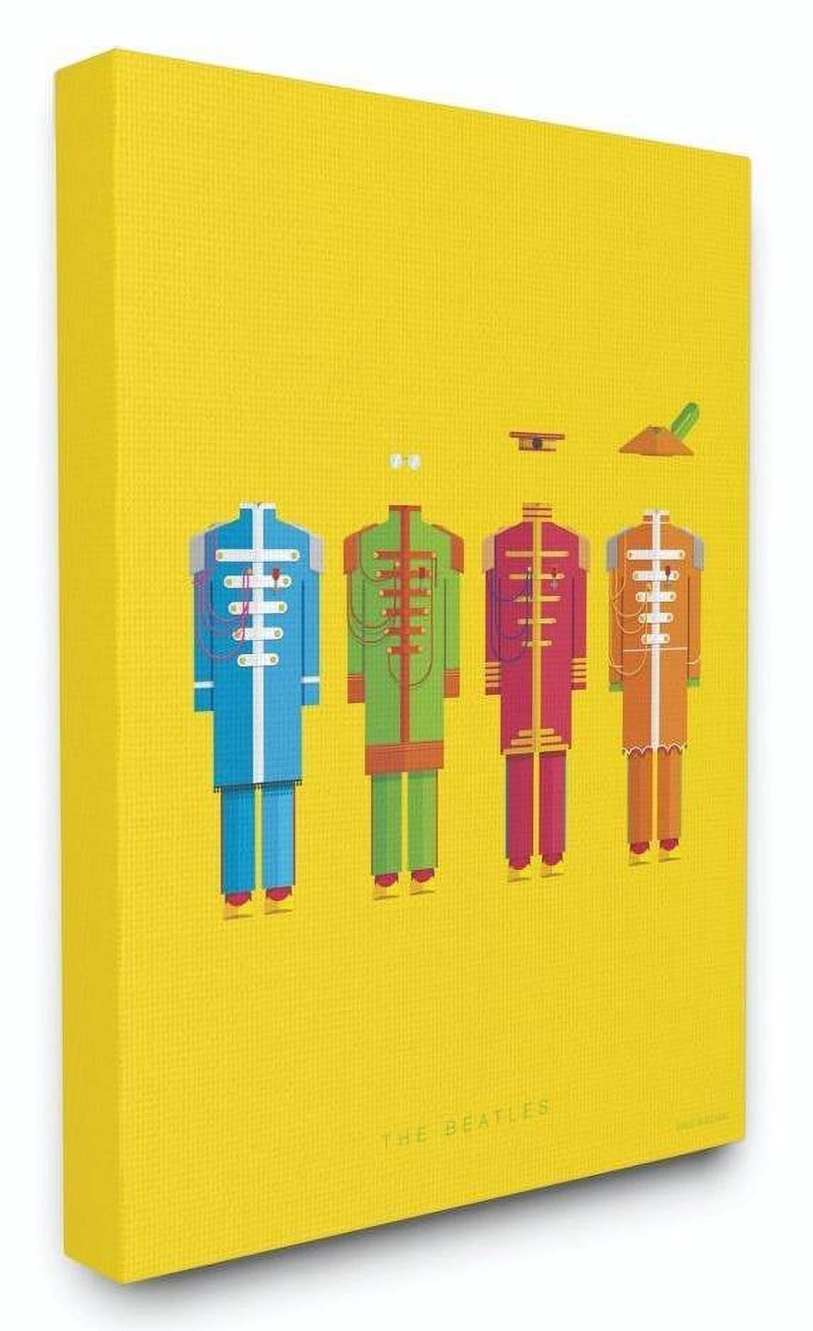 Stupell Industries The Beatles Famous People Characters Fashion Design Canvas Wall Art by Fred Birchal