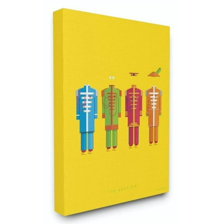 Stupell Industries The Beatles Famous People Characters Fashion Design Canvas Wall Art by Fred Birchal