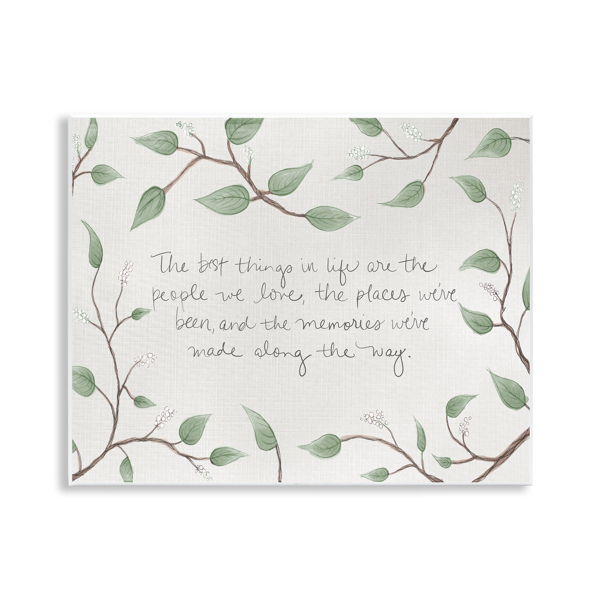 Stupell Industries The Best Things In Life Wall Plaque Art, design by SD Graphics Studio