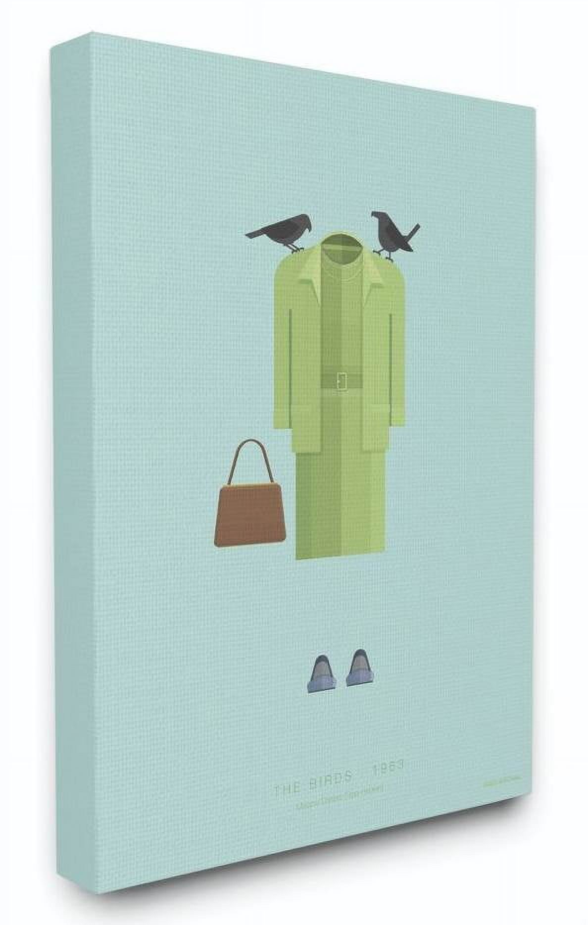 Stupell Industries The Birds Famous People Characters Fashion Design Canvas Wall Art by Fred Birchal