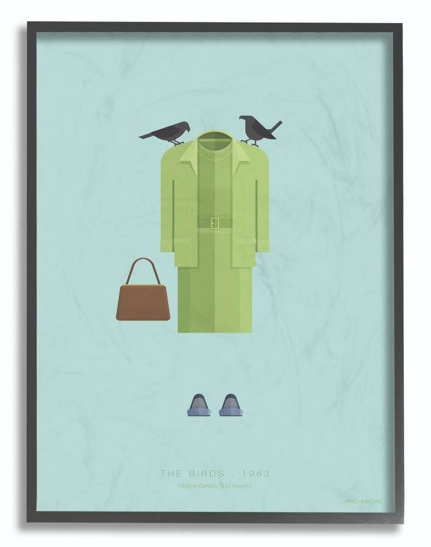 Stupell Industries The Birds Famous People Characters Fashion Design Framed Wall Art by Fred Birchal