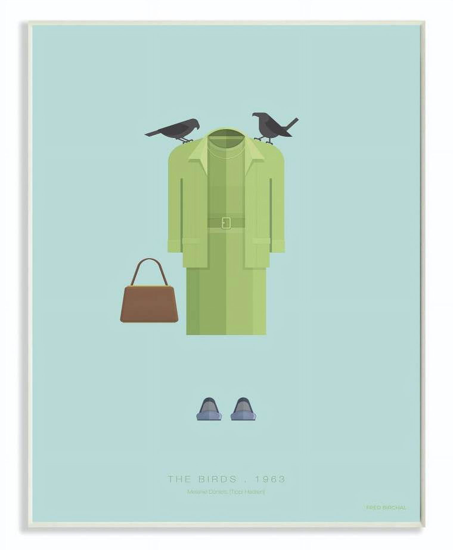 Stupell Industries The Birds Famous People Characters Fashion Design Wall Plaque by Fred Birchal