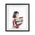 thumbnail image 1 of Stupell Industries Traditional The Book Bearer Girl Black Framed Print Under Glass, 13 x 16, by Svetlana Aleynikova, 1 of 8