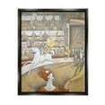 thumbnail image 1 of Stupell Industries The Circus Classic Painting George Seurat Performance Portrait Painting Jet Black Floating Framed Canvas Print Wall Art, Design by one1000paintings, 1 of 5