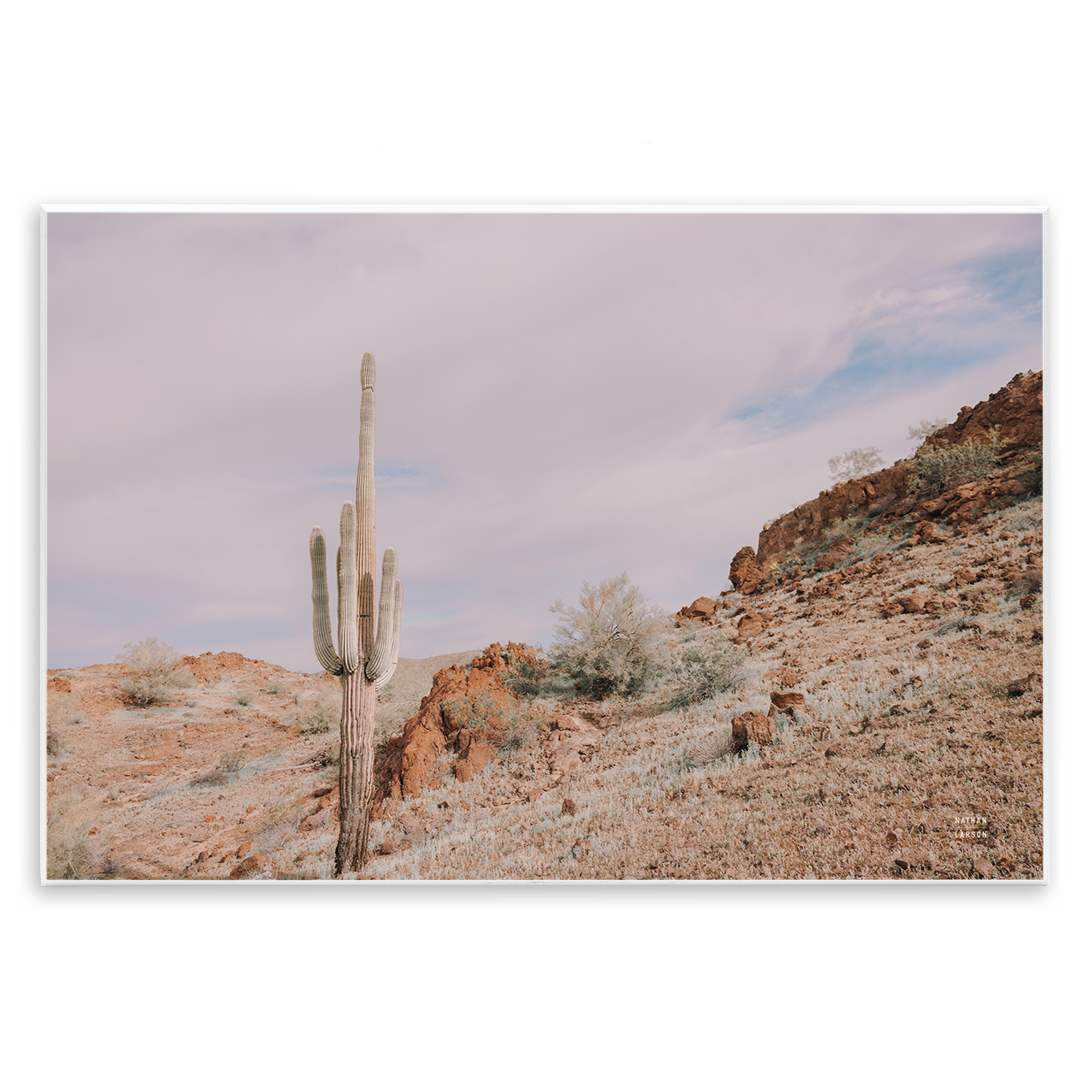 Stupell Industries The Climb Desertscape Landscape & Nature Photography Unframed Art Print Wall Art, 19 x 13