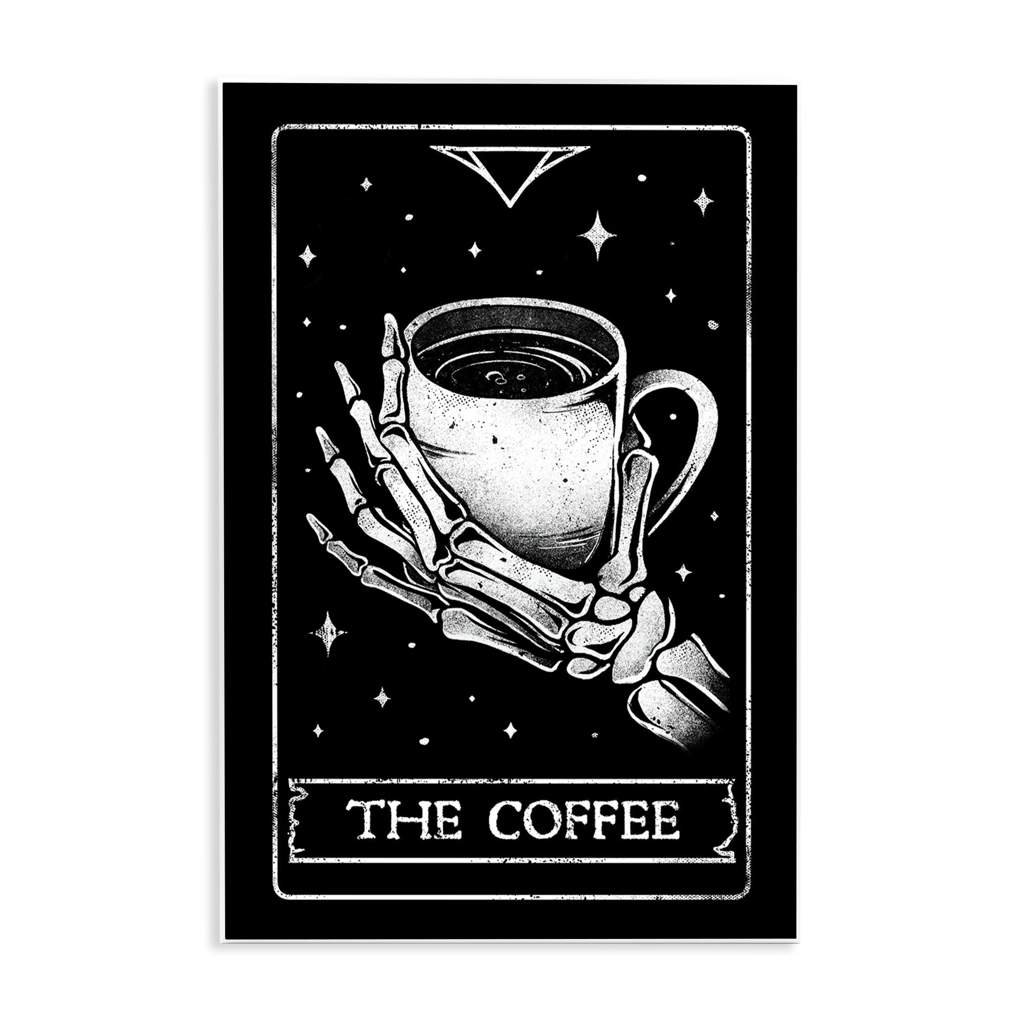 Stupell Industries The Coffee Tarot Card Wall Plaque Art, design by EduEly Designs