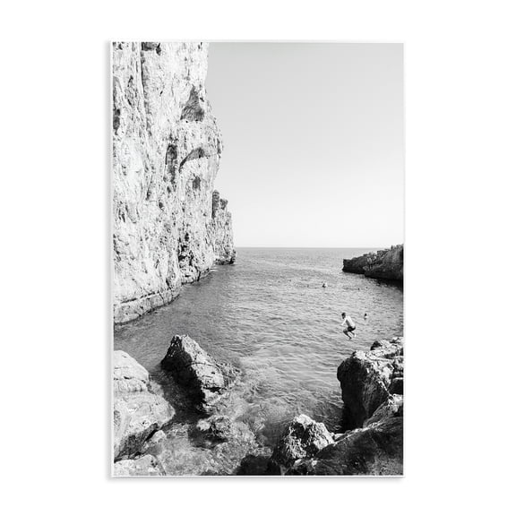 Stupell Industries The Dive Cove Coastal Photography Unframed Art Print Wall Art, 13 x 19