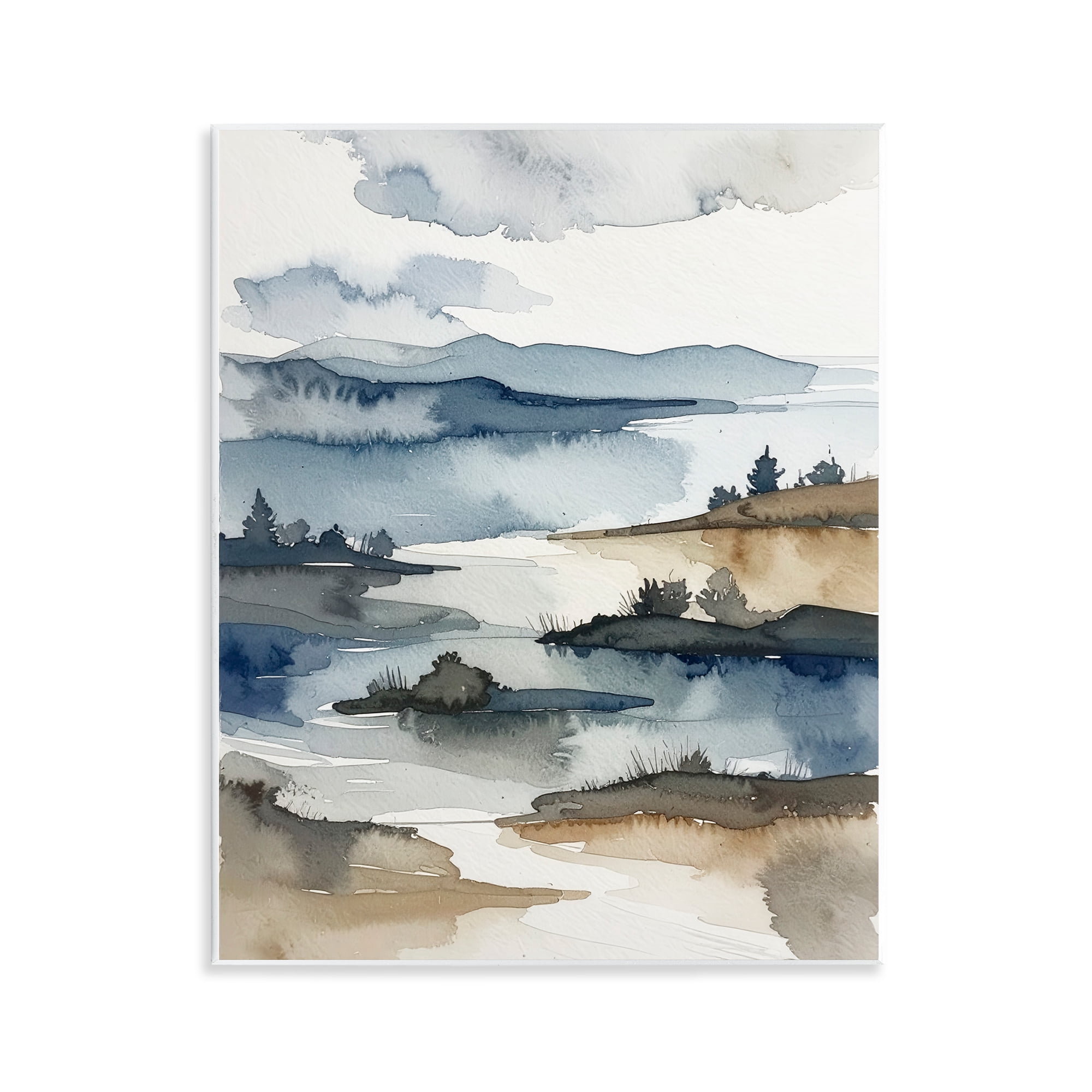 Stupell Industries The Flow Of Water Wall Plaque Art, design by Alonza Saunders
