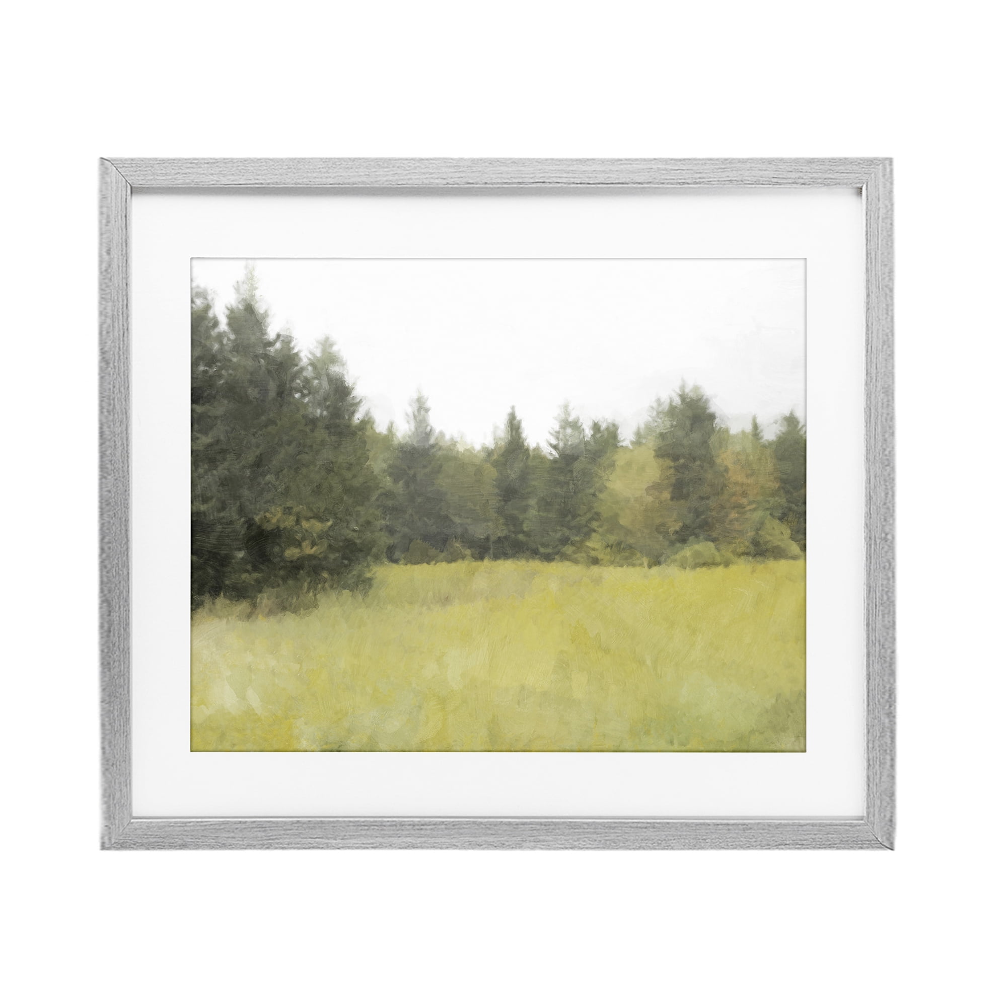 Stupell Industries The Forest's Vast Clearing Gray Framed Print Under Glass, design by Kim Curinga