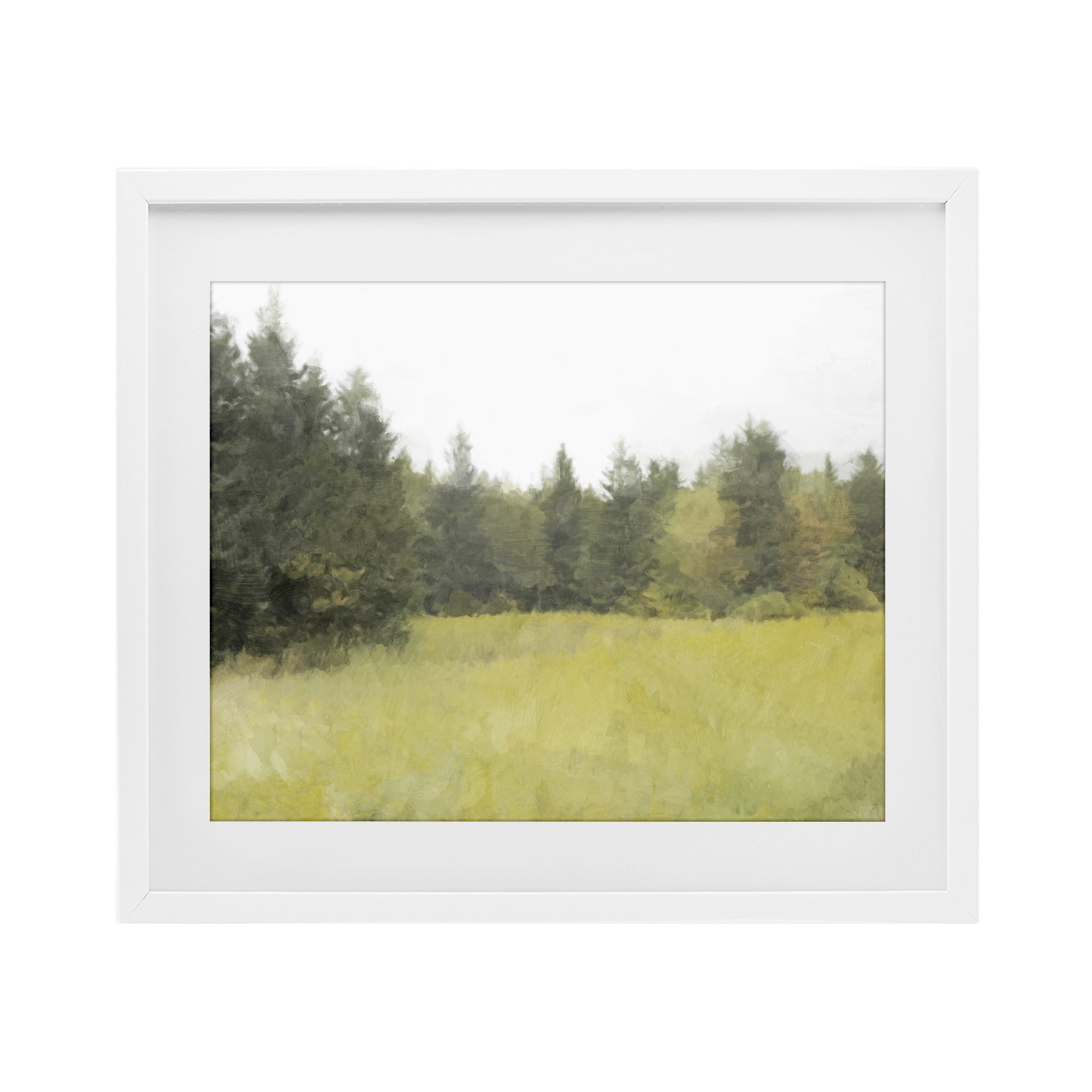 Stupell Industries The Forest's Vast Clearing White Framed Print Under Glass, design by Kim Curinga