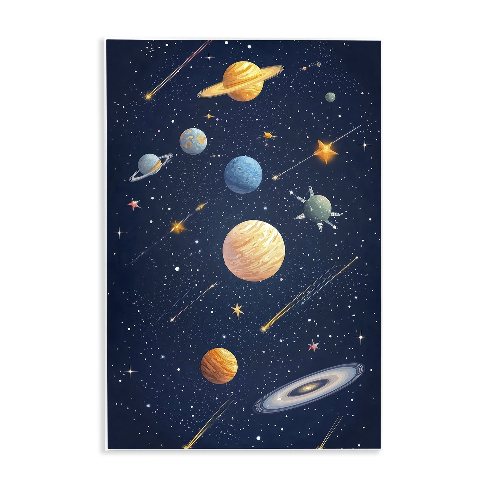 Stupell Industries The Galaxy Composition Wall Plaque Art, design by Creative Studio