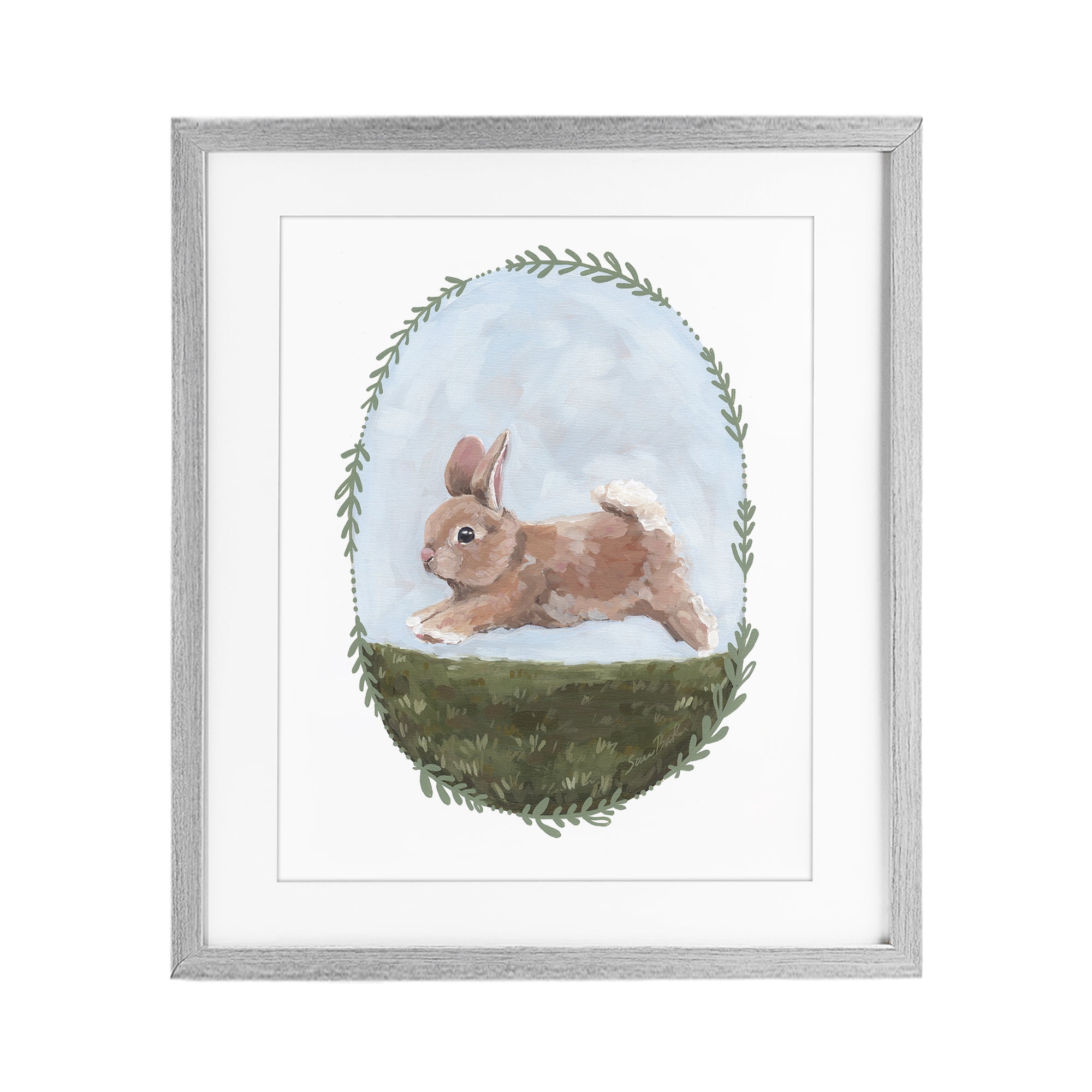 Stupell Industries The Goodness of Spring Gray Framed Print Under Glass, design by Sara Baker