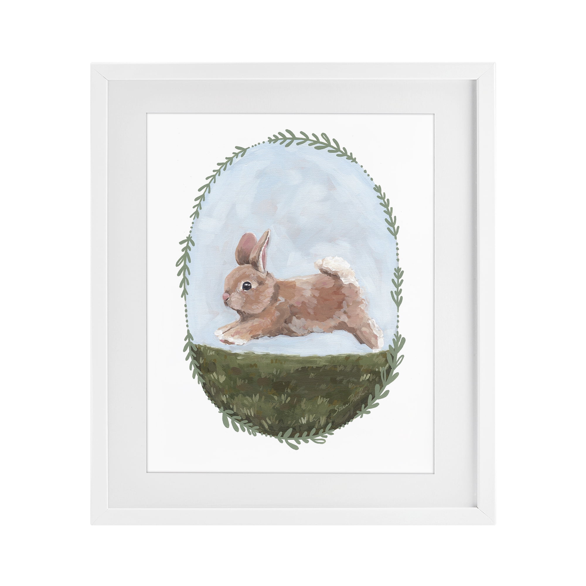 Stupell Industries The Goodness of Spring White Framed Print Under Glass, design by Sara Baker