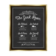 thumbnail image 1 of Stupell Industries The Guest Room Guide Metallic Gold Framed Floating Canvas Wall Art, 24x30, by Lettered and Lined, 1 of 6