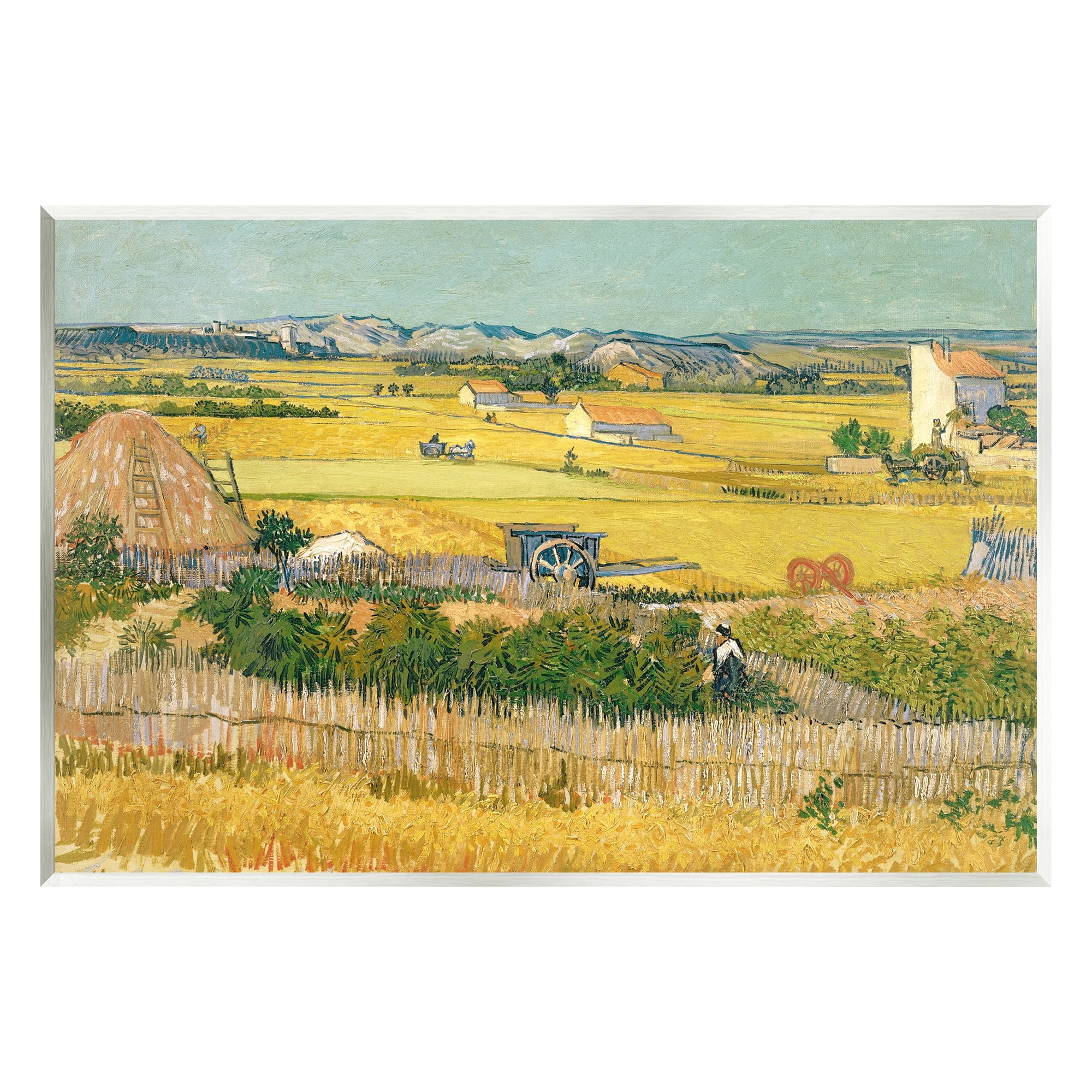 Stupell Industries The Harvest Vincent van Gogh Classic Painting Painting Unframed Art Print Wall Art, Design by one1000paintings