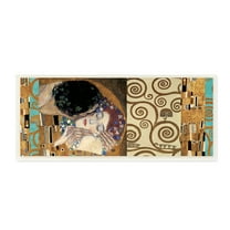 Stupell Industries The Kiss Traditional Klimt Panel Painting Detail Wall Plaque by Gustav Klimt