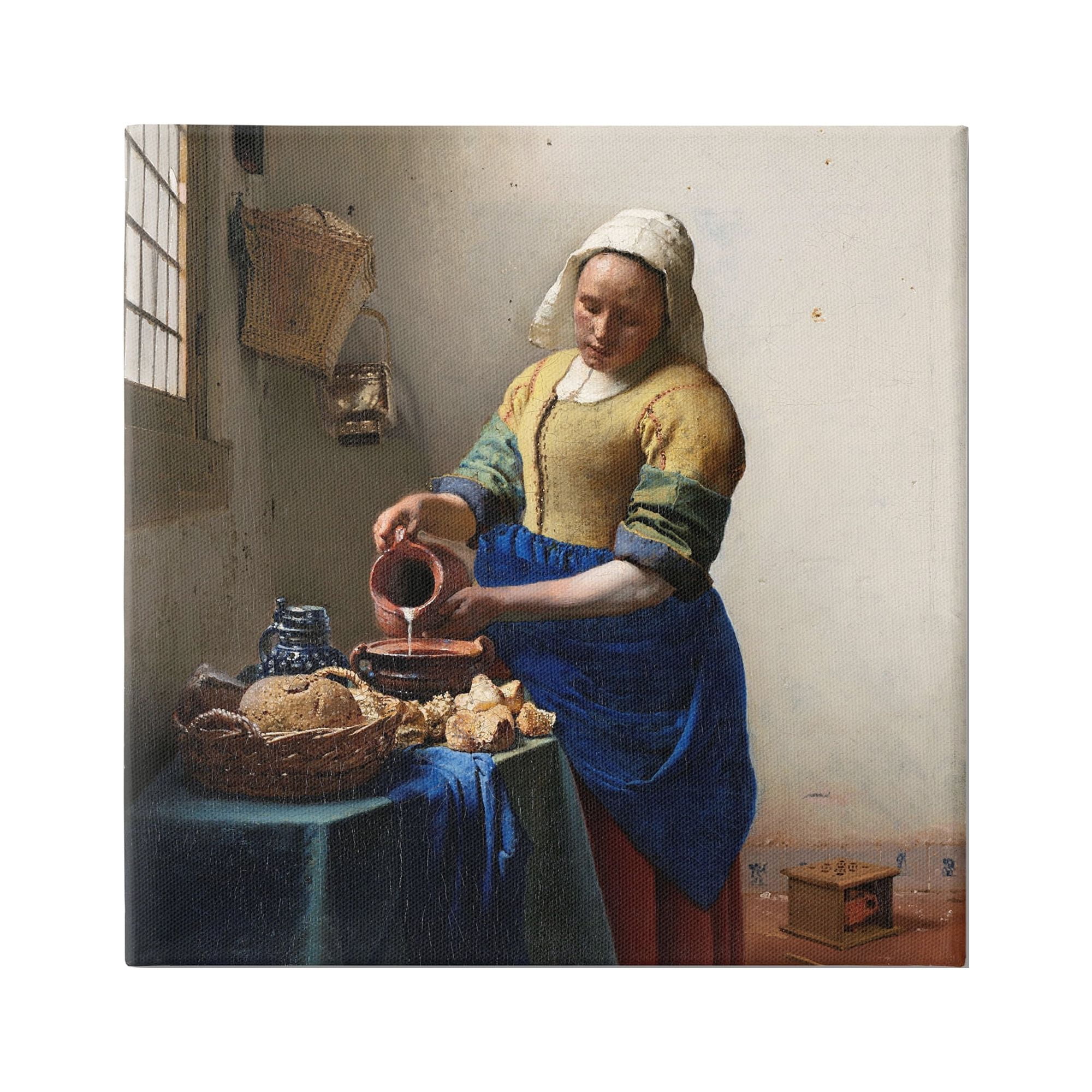 Johannes Vermeer Classical Kitchen Maid Canvas Art Print