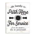 thumbnail image 1 of Stupell Industries The Laundry Co. Push Fake Button for Service Humor Painting Unframed Art Print Wall Art, 10 x 15, 1 of 6